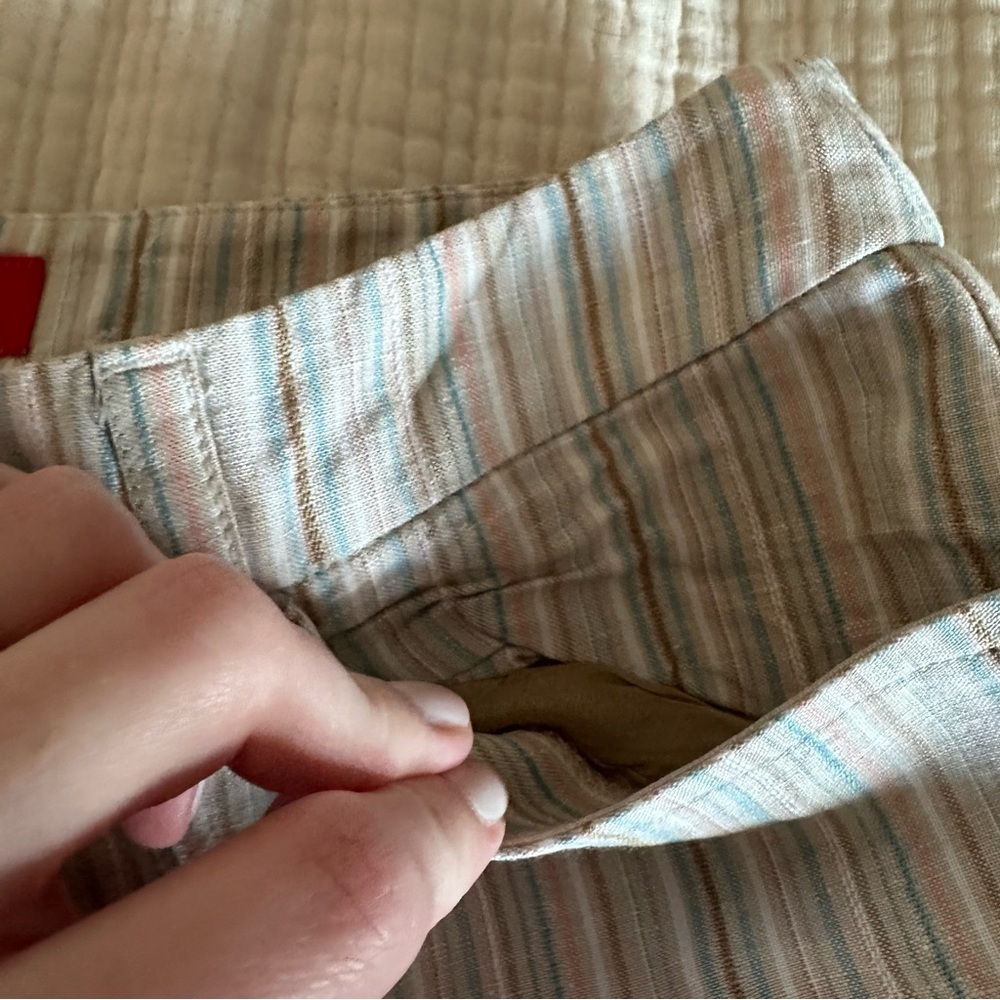 Striped Linen Pants - Picture 5 of 8